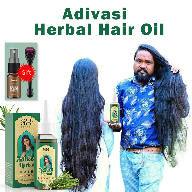 Ayurvedic & Herbal Wellness Kits - น้ำมันบำรุงผมอายุรเวทจากอินเดีย น้ำมันสมุนไพรอদিভัสี ป้องกันผมร่วง กระตุ้นการงอกใหม่เร็วขึ้น เซรั่มเพิ่มความหนา ผลิตภัณฑ์บำรุงเส้นผม