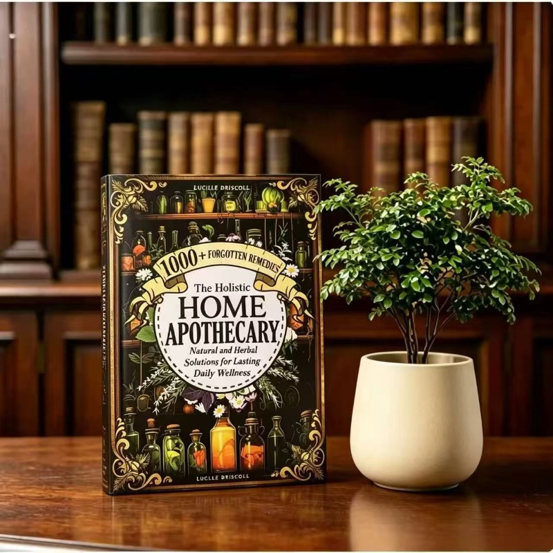 Herbal Wellness Book - หนังสือตำรับยาสมุนไพรโฮลิสติกสำหรับบ้าน, 1000+ สูตรสมุนไพรธรรมชาติที่ถูกลืม, หนังสืออ้างอิงเพื่อสุขภาพที่บ้าน