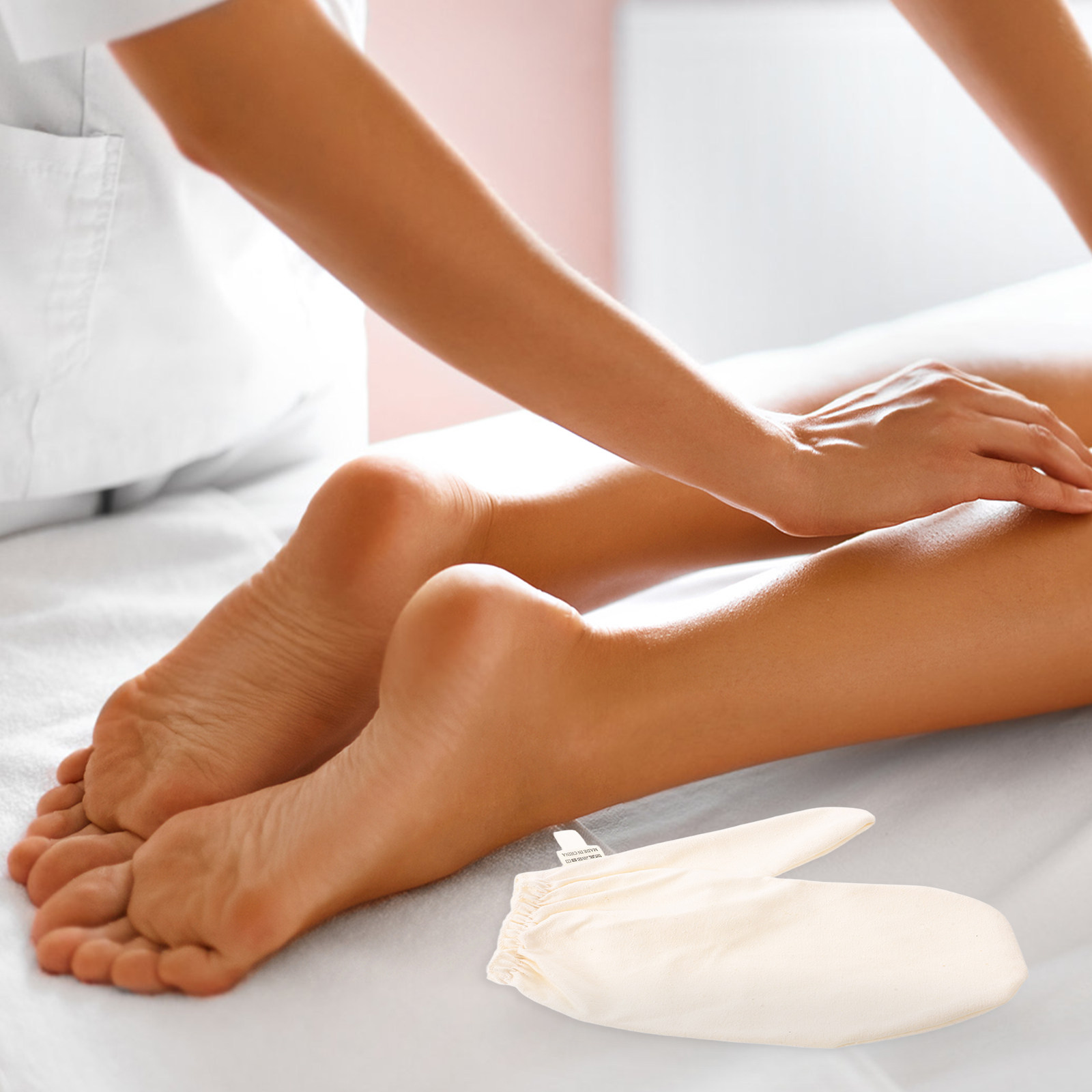 ถุงมือผ้าไหมดิบสำหรับนวด  แบบย - Ayurvedic & Herbal Wellness Kits บทวิจารณ์และราคา